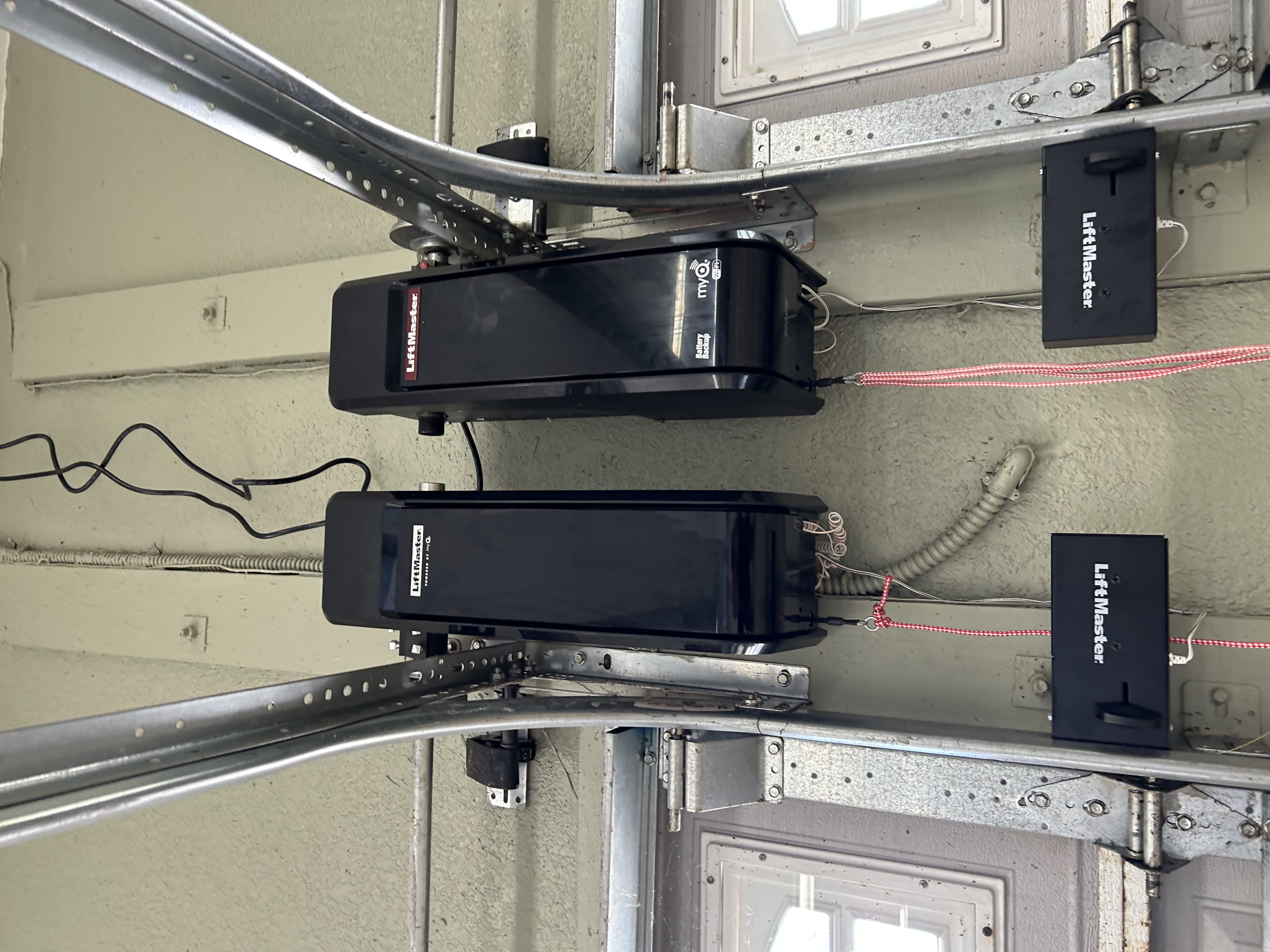 Smart garage door opener — LiftMaster installation